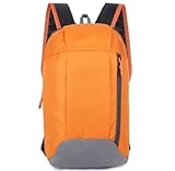 Mochila Impermeavel Leve Para Neve e Esportes ao Ar Livre Para Homens e Mulheres (40A x 22L x 10P) (LARANJA COM CINZA)
