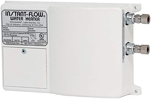 Instant flow water heater that will change your daily routine forever 7 Chronomite Labs 120VAC Undersink Electric Tankless Water Heater, 3600 Watts, 30 Amps AC - SR-30L/120