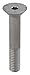 5/16"-18 x 1-3/4" Alloy Steel Flat Socket Head Cap Screw, 50 pk.