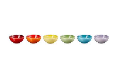 Le Creuset Stoneware Pinch Bowl Gift Set, Set of 6 Prep Bowls, Multi Color, 2 OZ - Image 2