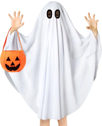 Snwquik Ghost Costume for Kids,Toddler...