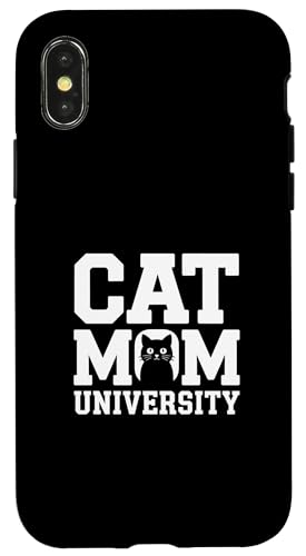 Cat Mom University �X�}�z�P�[�X iPhone X/XS �p