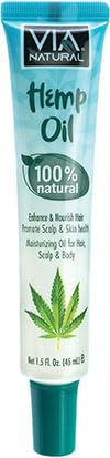 Via Natural 100% Natural Hemp Oil Ultra Care Tube Oil (1.5 oz.)