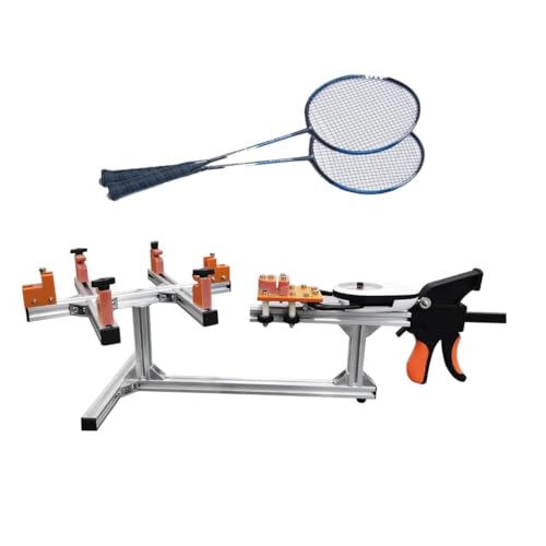 Máquina de encordado de raqueta de mesa para tenis y bádminton, herramienta de tensión ajustable