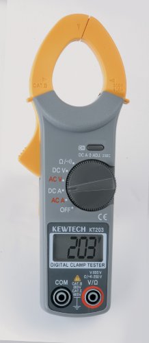 Kewtech KT203 Digital AC/DC Clamp Meter, 33 mm, 400/600V