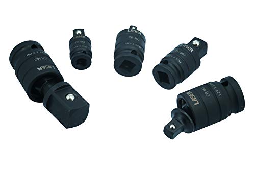 Laser 7816 jeu adaptateur réducteur impact clé à choc et cardan universel 5 pièces