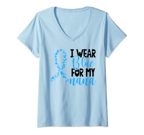 Mujer Me pongo azul para mi apoyo de concienciación sobre el...