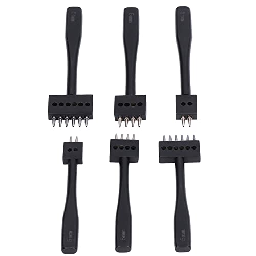 Conjunto de ferramentas de punção de pinos, ferramenta de puncionamento em linha de couro DIY Design