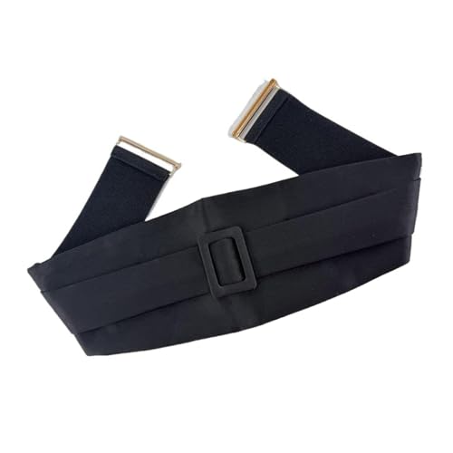 Decorative Corset Waist Belt For Sweaters Adjustable Wide Elastic Belt Double Layer Fashion Accessory For Dresses Wi