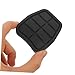 Mobestech 1pair Rubber Brake and Clutch Pedal Covers for Cars Non-Slip Pads Easy Installation for Enhanced Braking Control Fits Vehicle Models