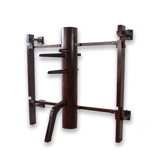 Heavy Duty Wall Mount Wood Wing Chun Adjustable Frame Target Training Dummy IP Man Martial Art Kung Fu