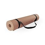 TONE Fitness Yoga Mat 1/4" Thick Non Slip Exercise & Pilates Mat for Home Workouts with Carrying Strap | Multiple Options - Image 2