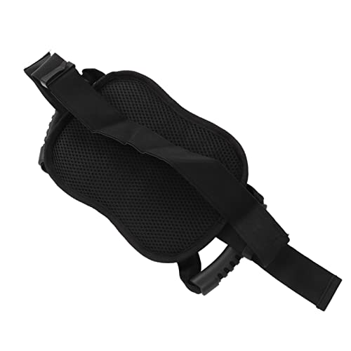 Cinturón para moto con agarre seguro de cojín PP y textil Oxford negro