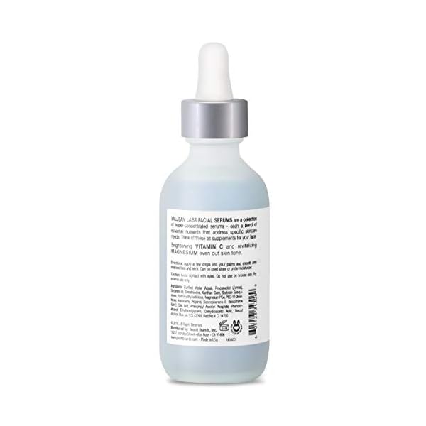Valjean-Labs-Facial-Serum-Glow-Vitamin-C-Magnesium-Helps-to-Brighten-and-Clear-Skin-Even-Tone-and-Prevent-Wrinkles-Paraben-Free-Cruelty-Free-Made-in-USA-183-oz Valjean Labs Facial Serum, Glow | Vitamin C + Magnesium | Helps to Brighten and Clear Skin, Even Tone and Prevent Wrinkles | Paraben Free, Cruelty Free, Made in USA (1.83 oz)