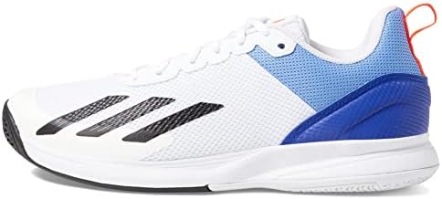adidas Men's Courtflash Speed Tennis Shoe, White/Black/Black, 10.5 | Image 3
