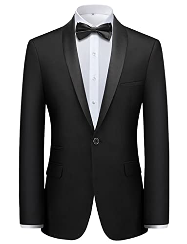 Blazer revers châle et veste de smoking homme à un bouton