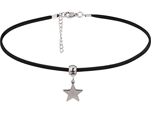 Sacina Gothic Star Choker Necklace, Black Boho Choker, Christmas New Year Jewelry Gift for Women