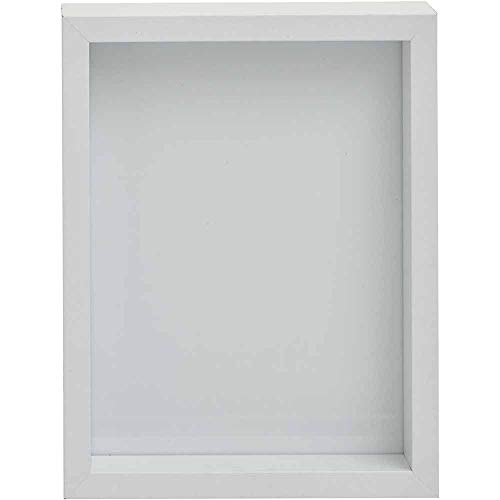 wilko Ochre Multi Pack Photo Frames - MDF Wood Picture Frames with Sizes : 6 x 4 inch, 7 x 5 inch and 8 x 6 inch - Yellow, Grey & White - Pack Of 3