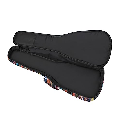 Sac pour ukulélé noir pochette de protection simple et élégante