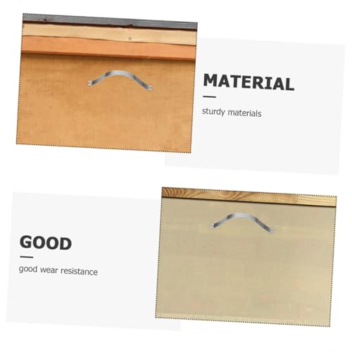 Image of Cabilock 500pcs Spring Clips for Picture Frames Sturdy Backing Hardware Invisible Fixation for Photos and Artwork Easy to Install Frame Clips