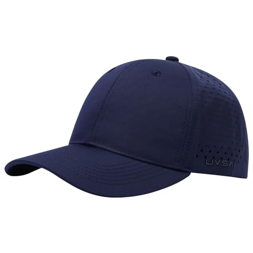 Image of UPF 50+ Performance Water Resistant Baseball Cap Lightweight Breathable Hat Golf Running Boat Hiking for Men Women