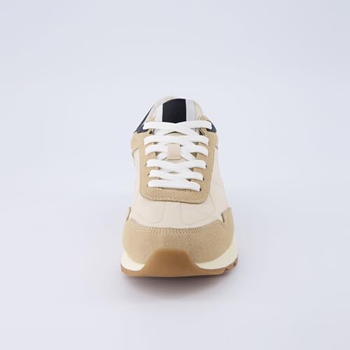 CUSHIONAIRE Women's Kicks lace up Nylon Sneaker +Comfort Foam, Wide Widths Available3