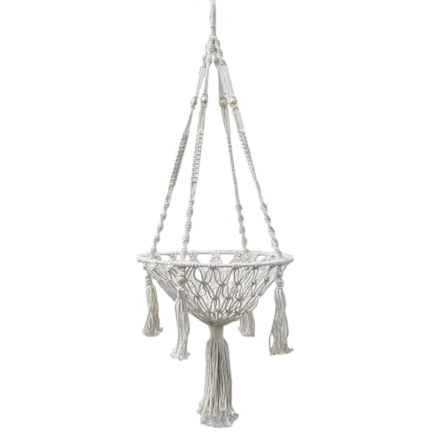 Macrame Cat Hammock-xep̃Rbg[vD̃XCOA݂艺fUC̑IȃoXPbgAqL̎q̃N[[Vp̃ybgxbhAg̎~܂؁AxbhTCh̎gpA550O