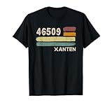 Retro 46509 Xanten Vintage Gemeinde PLZ T-Shirt