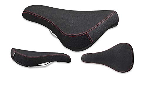 Spank Spoon Sniff Saddle- Sam Reynolds' Edition (Black), Mountain Bike Seat, Widened Bicycle Saddle, Seat Cushion For Women & Men, Kevlar Side Panels, Chromoly Rails, Bike Park, Free Ride & Beginners #TOP2