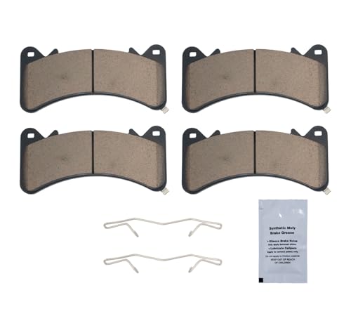 Image of HUSCH D1910 Front Ceramic Brake Pads Kit Fit For Chevrolet Silverado 1500 2018