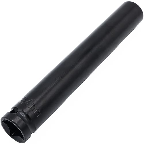 Image of 1 /2 inch Drive by 14mm Deep Impact Socket, Heat-Treated CR-V Steel 6 inch Length, 6-Point Metric Size (14mm)