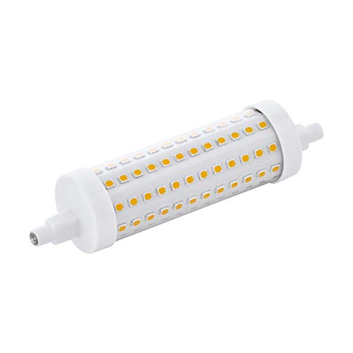 EGLO Dimmable R7S LED corn light bulb, reflector lamp with 360° beam angle, double-ended tube