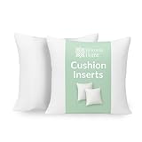 Britovia Home Pack of 2 Hypoallergenic Cushion pads 40cm x 40cm - White polyster square Cushions - Standard stuffer pack of Cushion inserts 40cm x40 cm (16x16 Inches)