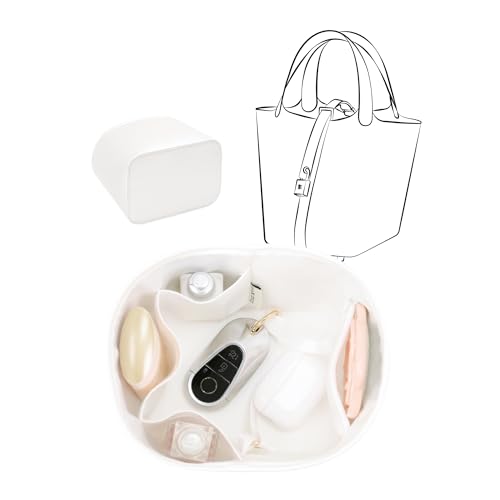 Image of Fits for Picotin Bag Insert Organizer For Hermes(18,Blanc)