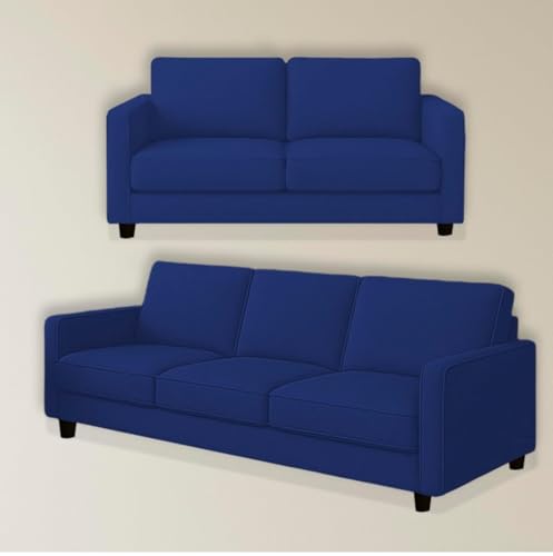 Image of The MM Furniture store Premium Fabric Sofa - Sapphire (3+2 Seater)