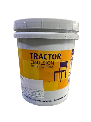 Asian Paints Tractor Emulsion Smooth Wall Finish 10Ltr (White)