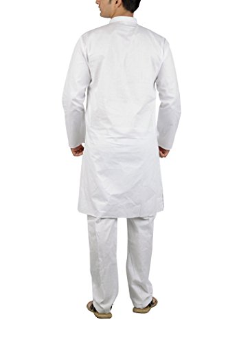 Image of Maharaja Shirt Men's Pure Cotton Aligarhi Kurta Pyjama Set