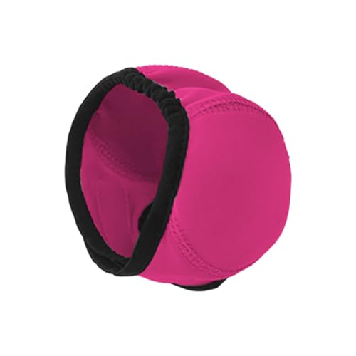Ohrenschützer für Hunde Ohrenschutz zur Linderung von Angst Lärmschutz für ruhige Hundeohren Beruhigende Hundehaube zum Pflegen und Trocknen beim Baden, Ohrschutz für Haustiere, Katzen (Heiß Rosa, S)