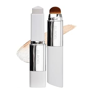 BLANC Cover Cream Stick V w/Detachable Brush – Korean Skin Care Concealer Stick Cream Foundation Makeup Stick w/Collagen, Desert Plant & Flower Oil Extracts (201 Light Stick Foundation, 0.45 oz)