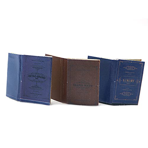 CENPEK 6PCS Miniature Dollhouse Books 1:12 Scale Miniature Accessories Miniature Books for Dollhouse Decoration - Image 3