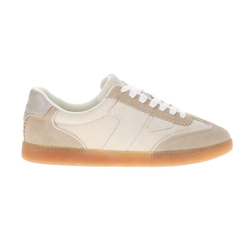 TOMS Womens Collins Suede Lace Up Sneakers Shoes Casual - Beige