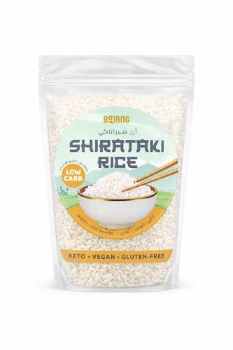Bojang Dry Shirataki Rice 1kg - Keto-Friendly | Low-Carb | Low-Calories | Gluten-Free | Konjac Miracle Rice
