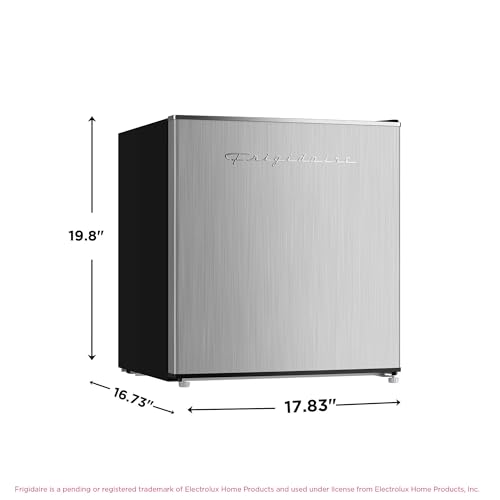 Image of Frigidaire EFR182 1.6 cu ft Stainless Steel Mini Fridge. Perfect for Home or The Office. Platinum Series, 1.8