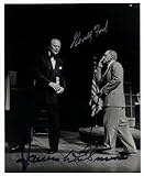 GIVE 'EM HELL HARRY (Gerald Ford & James Whitmore) 8x10 Cast Photo Signed In-Person