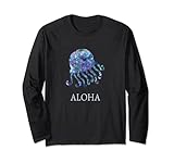 Photo Gallery aloha medusa blu geometrico oceano aqua sea beach nautica maglia a manica Photo Gallery aloha medusa blu geometrico oceano aqua sea beach nautica maglia a manica