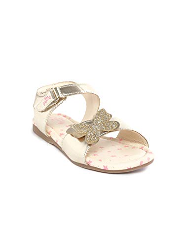 Disney Princess by Toothless Kids Girls Gold Fashion Sandal