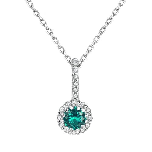 Mignon bijou en argent 925 sterling de forme ronde pour offrir aux femmes