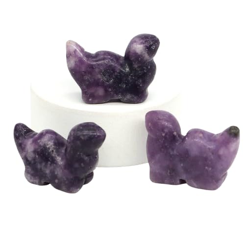 1 x Dinosaurier-Statue, Naturstein, Kristall, geschnitzt, Tierfigur, Stein, Basteln, Heimdekoration, Geschenk