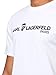 Karl Lagerfeld Paris Men's Short Sleeve Crewneck Karl Text Graphic Design T-Shirt, White