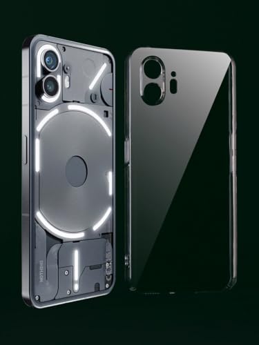 Image of DIZORO Compatible with Nothing Phone 2 Back Cover Case Clear,[ Anti Yellow ][Military Grade Protection] Hard PC Back Cover Transparent